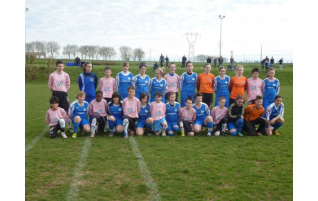 Nos U13 contre la sélection de Picardie féminine...